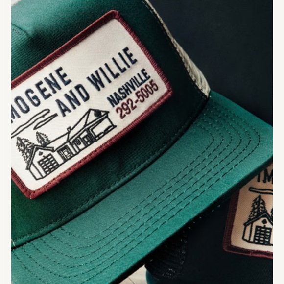 Imogene and Willie the "service station" trucker hat in green - Picture 4 of 5